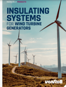 Titelbild der Broschüre "Insulating Systems for Wind Turbine Generators"