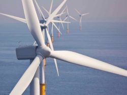 Windpark im Meer