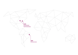 Von Roll Standorte Amerika Karte