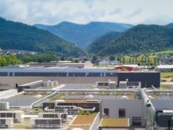 Überblick über das Von Roll Firmengelände