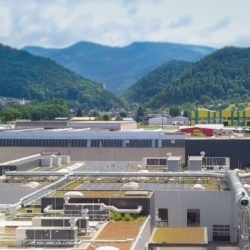 Überblick über das Von Roll Firmengelände